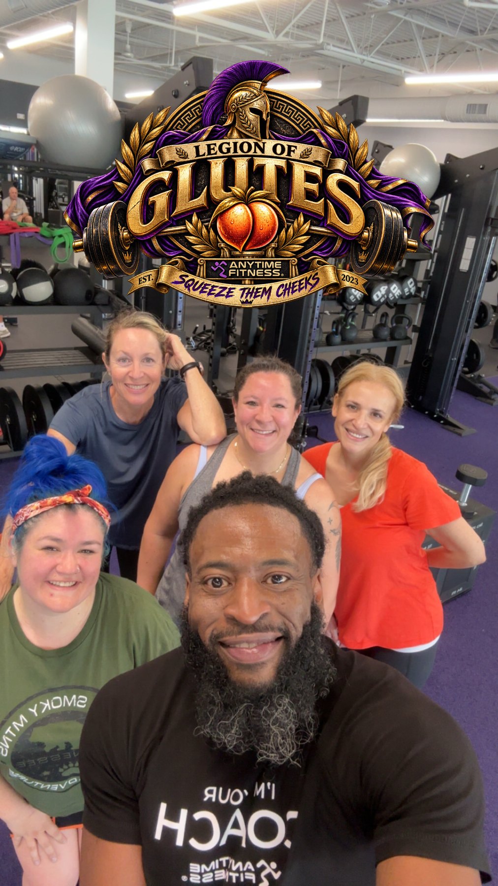 Coach Styles with Legion of Glutes members